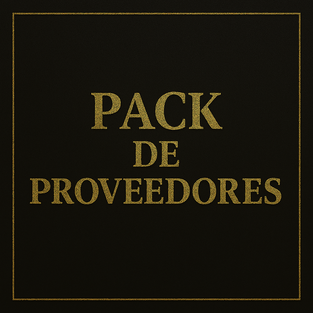 Todos los proveedores + facturas editables